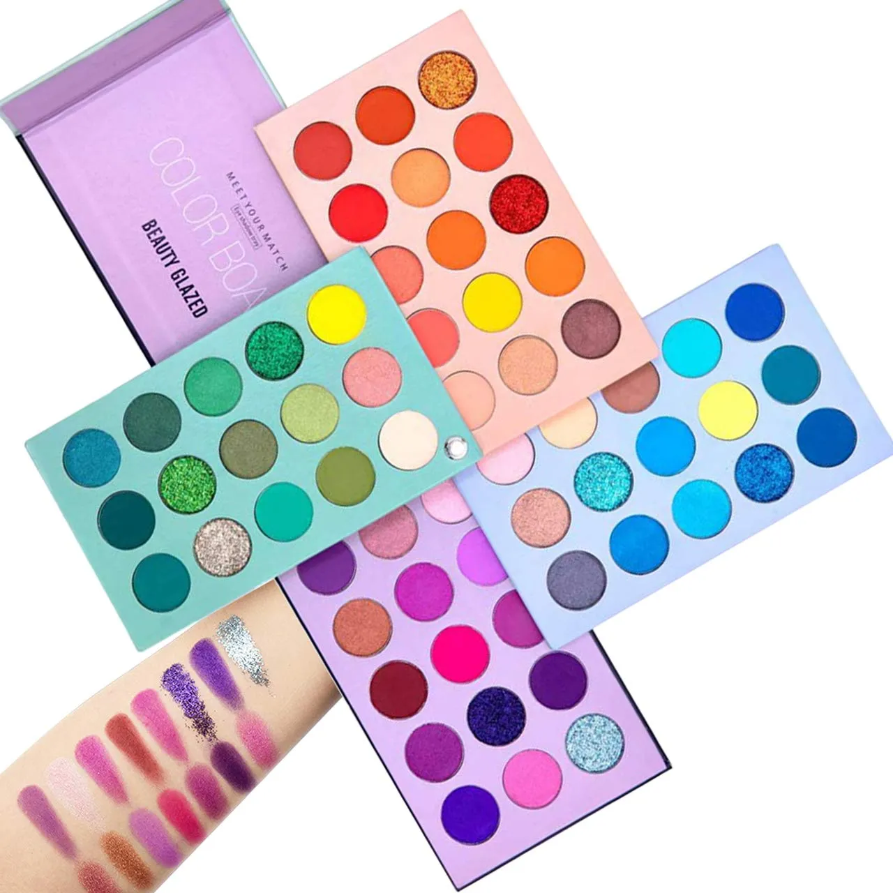 Beauty Glazed Color Board 60 Color Eyeshadow - Image 2