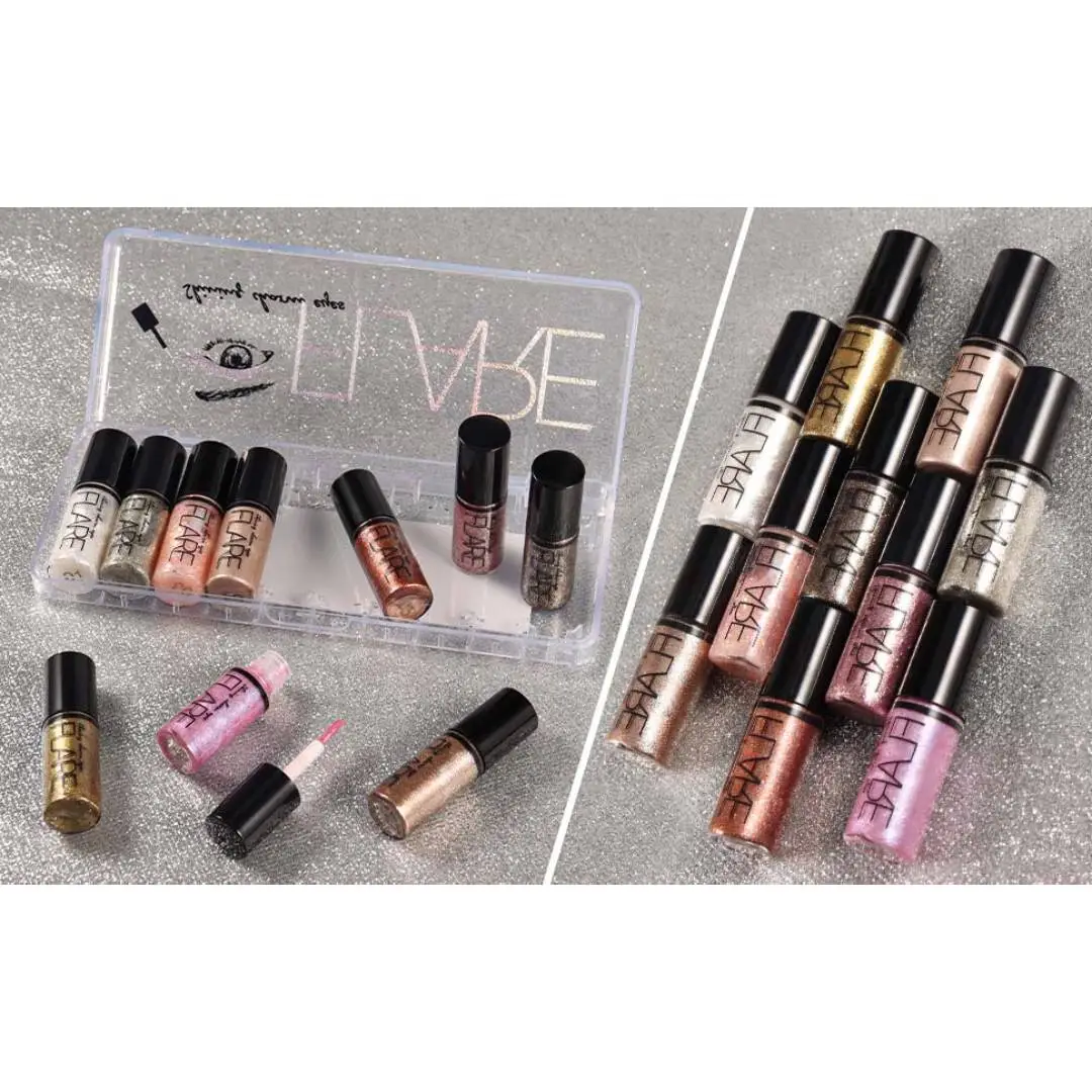 Mocallure Flare Glitter Liquid Eyeshadow 10Pcs Set - Image 2