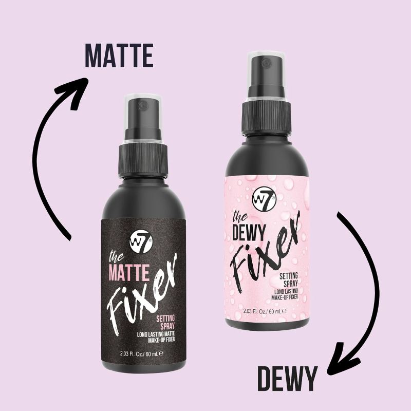 W7 The Dewy & Matte Fixer Makeup Setting - Image 3