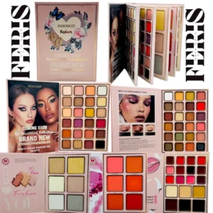 𝐈𝐆𝐎𝐎𝐃𝐂𝐎 𝐅𝐚𝐬𝐡𝐢𝐨𝐧 𝟓 𝐈𝐧 𝟏 𝐌𝐚𝐤𝐞𝐮𝐩 Eyeshadow 𝐁𝐨𝐨𝐤 𝐏𝐚𝐥𝐞𝐭𝐭𝐞