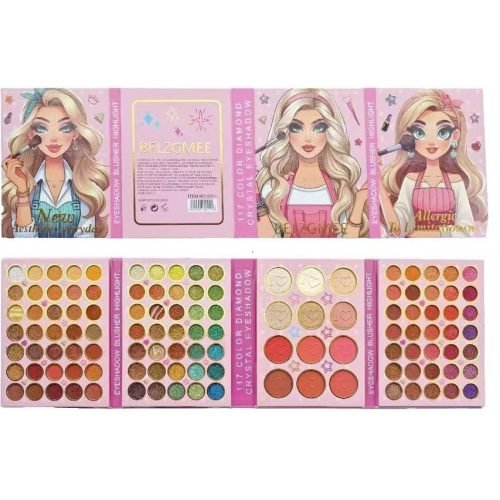Cartoon Girl Eyeshadow Palette Makeup 117 Colors